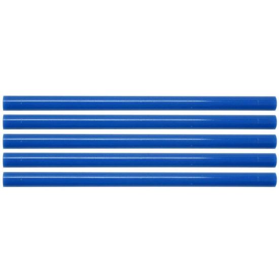 Strend Pro Ragasztórúd, Szilikon, ragasztó fegyverhez, kék, 24 db, 7 x 100 mm