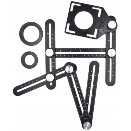 STREND PRO 2171757 Mérőeszköz 12x17,5x1,6 cm szögben történő fúráshoz