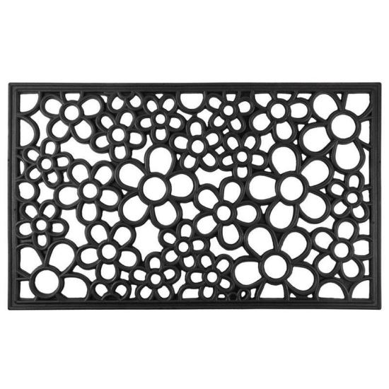 Virag mintas gumi lábtörlő - 45 x 75 cm