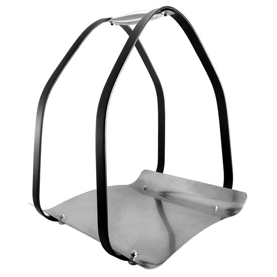 Rozsdamentes acél tartó fa hordáshoz és tároláshoz kandallóhoz, kályhához, 36cm