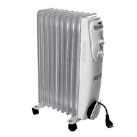 9 elemes elektromos radiátor, olajhűtő, termosztát, 3 fokozatú - 2000 W