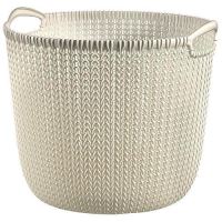Curver KNIT 30 literes multifunkcionális kosár, Fehér