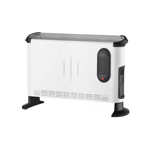 Elektromos konvektoros fűtés ventilátorral, 3 teljesítményfokozat, 750/1250/2000 W, 230V, Strend Pro