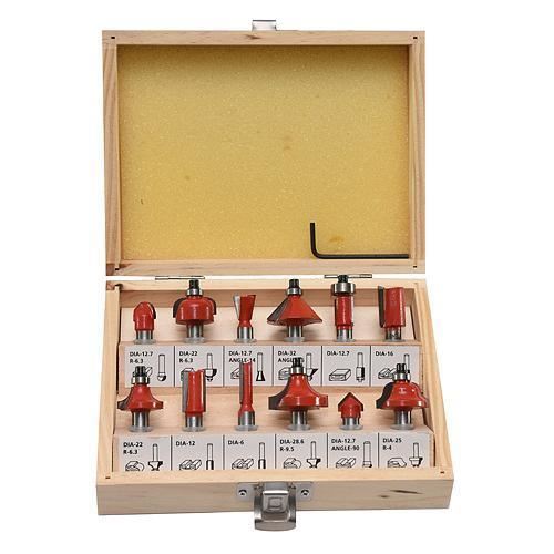 12 darab favágó készlet, fadoboz, Strend Pro