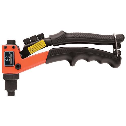 Szegecsezett fogó, ergonomikus fogantyú, 2,4 - 4,8 mm