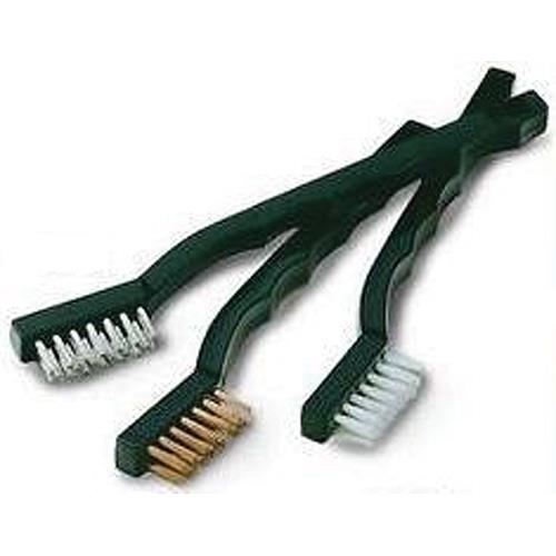 Drótkefék, 3 darabos készlet, acél, sárgaréz, műanyag, Strend Pro