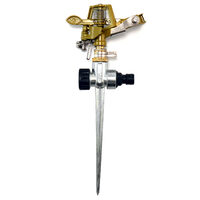 Sárgaréz pulzáló sprinkler fémcsappal