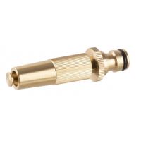 Tömlőfúvóka, sárgaréz, állítható, 3/4&quot;