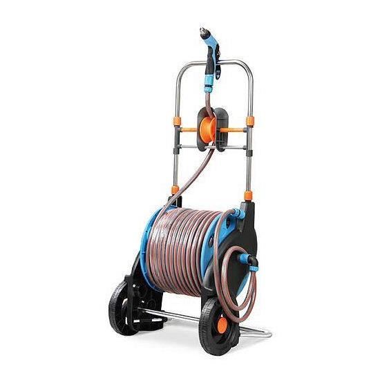 Kerti tömlő kocsival, pisztollyal - 50 + 2m, 1/2