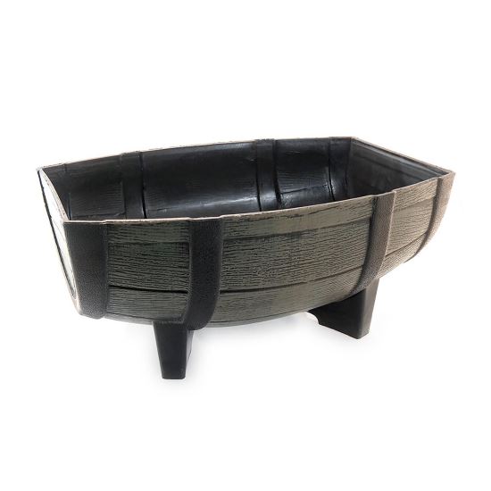 STREND PRO 256801 Virágcserép, természetes hordós modell, 41x29x19 cm