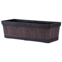 STREND PRO Woodeff Virágláda, tíkfa minta, 46x14x17 cm