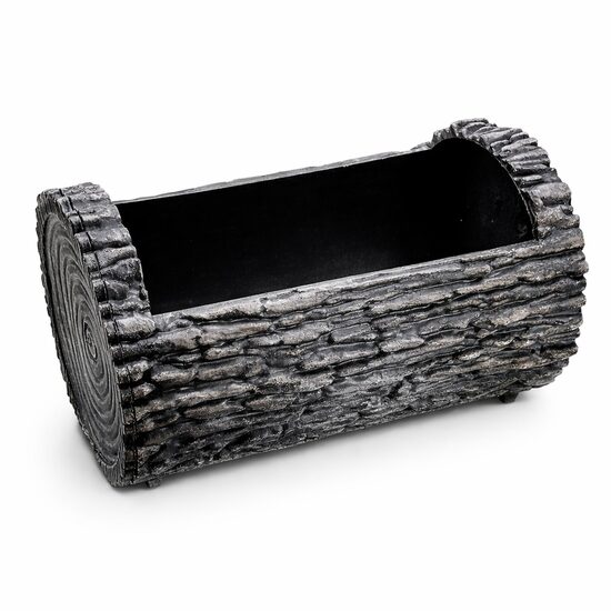 Téglalap alakú virágcserép, fakéreg modell 34x21