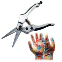 Éles hegyű kerti olló 180mm SK5 XTLINE + latex kesztyű (320077) P