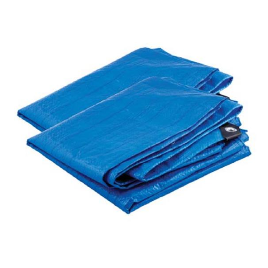 Ponyva PE80g / m2, gyűrűkkel - 12 nm (5x8)