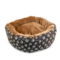 Fedra Puha Párnázott Kutya/Macskaágy, 50 cm, krémszín