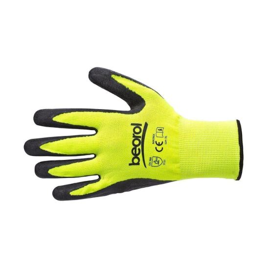 BEOROL Mátrix latex kesztyű, L méret