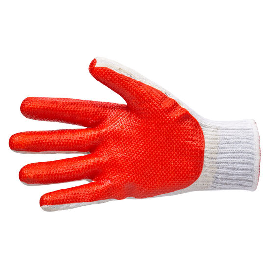 Munkakesztyű pamutból, poliészterből és latexből, REDWING-XL, BEOROL