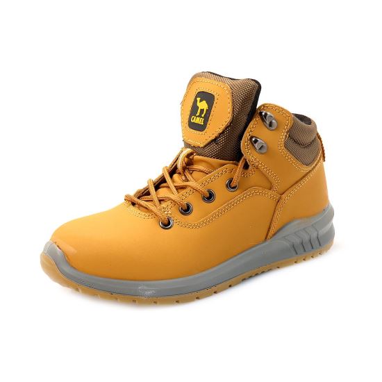 Munkacsizma, SB, FO, SRC, nubuk bőr, fém orrvédő, 40-es méret