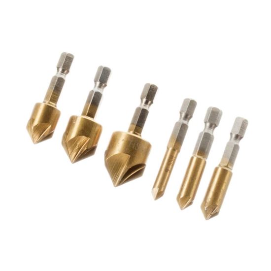 Vágókészlet, 6 részes, letöréshez, 6,8,10,13,16,19 mm, Uni-Max