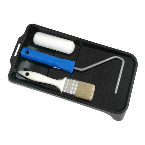 Festett készlet sz. 27, 1 szivacsos tekercs, 1 40 mm-es kefe, 1 nyél, 15x32 cm