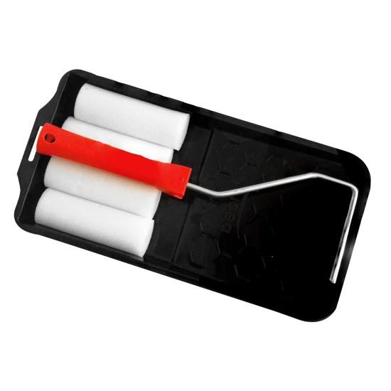 Tekercs tálcával, 15x32 cm, 4db görgős készlet, eco