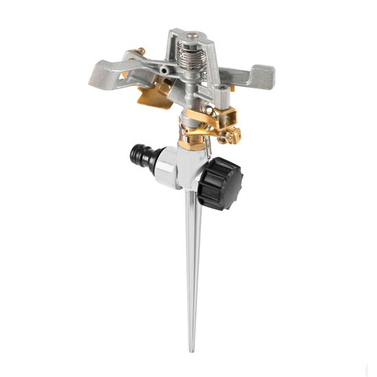 Cellfast pulzáló fém öntözőfej leszúró tüskével öntözött felület 550 m2