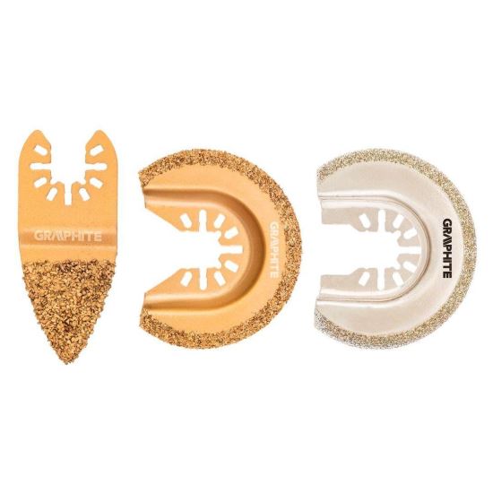 3 db Graphite keményfém fűrésztárcsa kerámiához