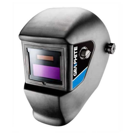 DIN 9-13 fényerősségű önbeálló hegesztőmaszk, Graphite