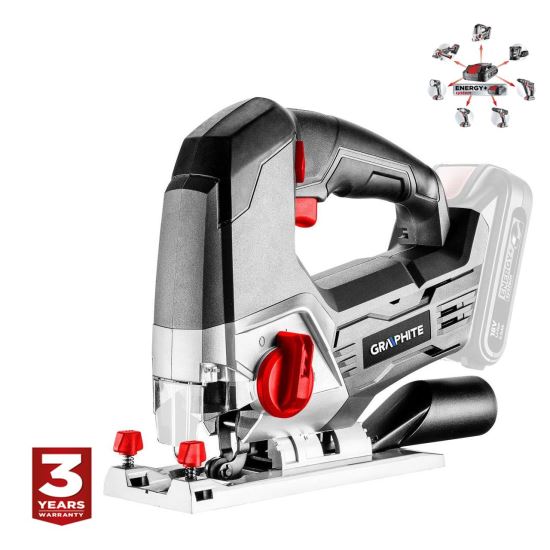 Graphite akkus dekopírfűrész 18 V (Akkumulátor nélkül!)
