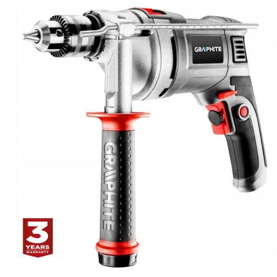 Graphite Ütvefúró, 1,5-13 mm-es Tokmány, 720 W Teljesítmény, 3000 Fordulat/Perc