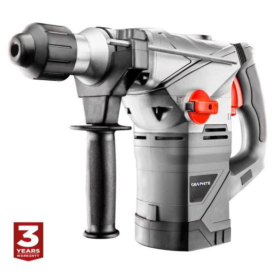 Graphite 58G862 Fúrókalapács, vésőfunkcióval, 1500W, koffer