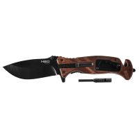 Taktikai összecsukható kés / kés, többfunkciós, 6 az 1-ben, Survival modell, 22 cm, NEO