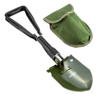 Többfunkciós lapát, összecsukható, Survival modell, zöld, 5 az 1-ben, NEO