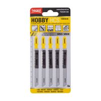 Ingafűrészlap / penge, 100 mm, fogakkal lefelé, T-bilincs, 5 darabos készlet, Beorol