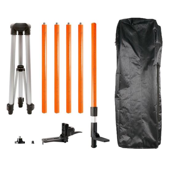 Állvány lézeres szintezőhöz, alumínium, 1/4", 3,7 m, NEO