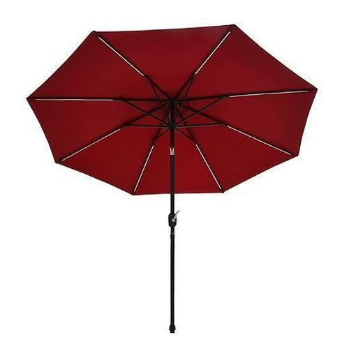 Kerti / teraszos esernyő, napelemes LED, 270 cm