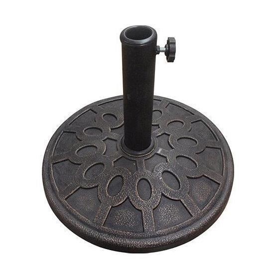 Esernyőtartó / állvány, műgyanta, 9 kg, 43 cm, 38-52 mm