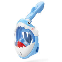 Cápa snorkeling maszk gyerekeknek, kék cápa modell