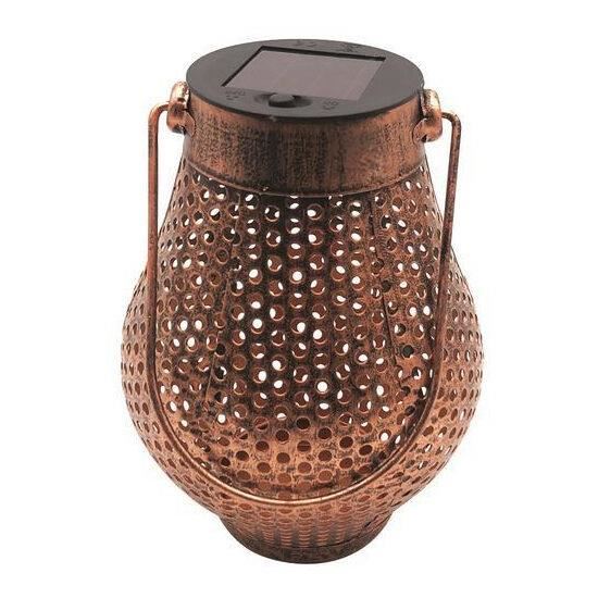 Strend Pro Copper Lámpa, Napelemes, 1 LED, 11 x 17cm, AAA, fém