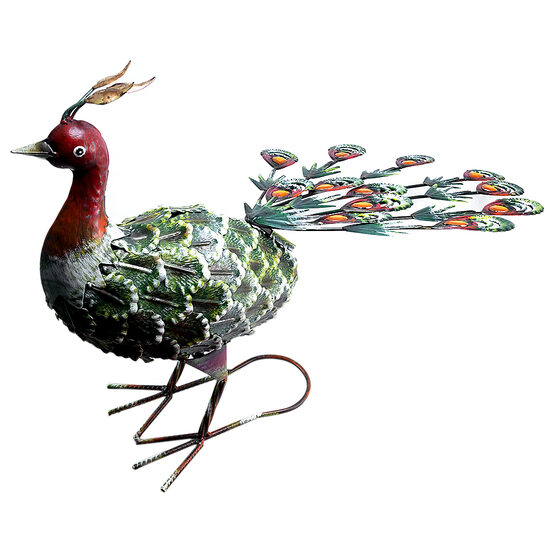 Kerti fém dekoració 62x23x43cm - Pava