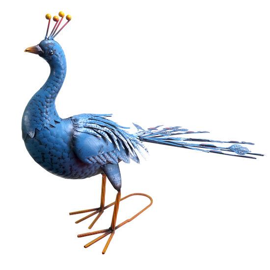 Kerti fém dekoració 70x23x46cm - Pava