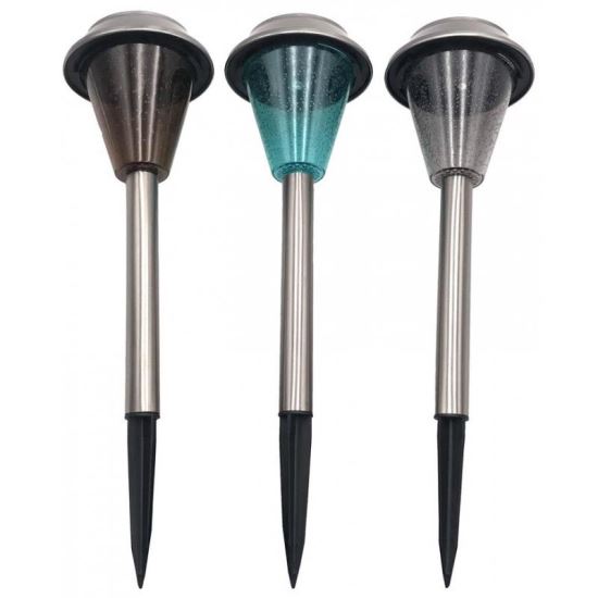 Napelemes kerti lámpa, LED, 11,5x40 cm