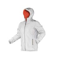 Munkakabát, fényvisszaverő, fehér, modell REFLECTIVE, XXL / 56-os méret, NEO