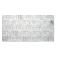 Dekoratív panel, PVC, márvány mintás, szürke, 96x48,5 cm