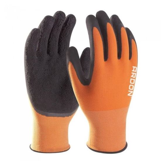 Ardon PETRAX kesztyű, latex / poliészter, L méret
