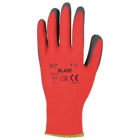 Artool BLADE kesztyű, latex / poliészter, L méret