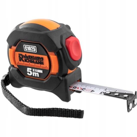 Richmann Exclusive Mágneses Mérőszalag, 5 m x 19 mm, dupla felirattal