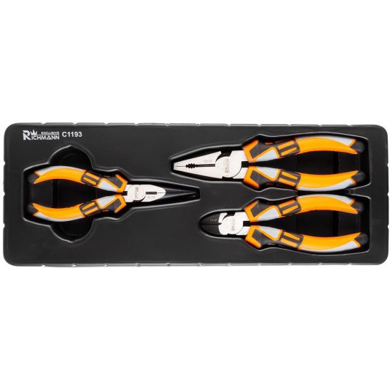 Fogó készlet, A TÍPUSÚ fiók (385x150 mm) mobil szekrényhez, 160-180 mm, 3 db, RICHMANN EXCLUSIVE