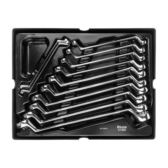 Könyökkulcs készlet, TYPE B fiók (385x290 mm) mobil szekrényhez, 6-32 mm, 12 db, RICHMANN EXCLUSIVE