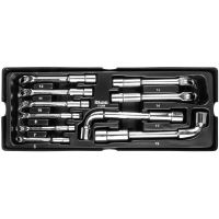TYPE L kulcskészlet, TYPE A fiók (385x150 mm) mobil szekrényhez, 6-19 mm, 10 db, RICHMANN EXCLUSIVE
